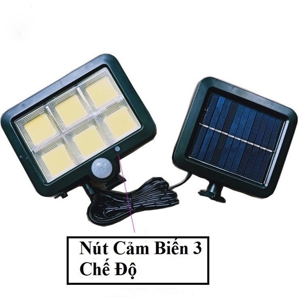 Đèn năng lượng mặt trời siêu sáng 120 Led có remote YT-140