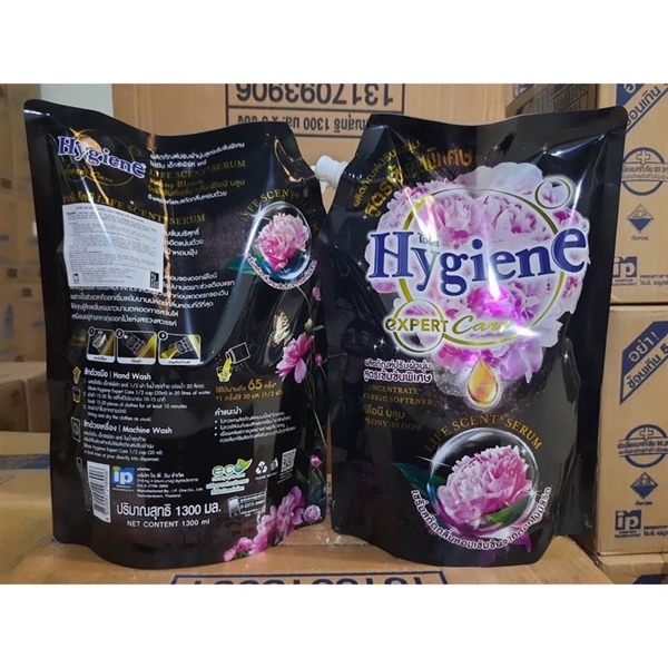 Set 2 túi nước xả vải Hygiene Thái 1100ml