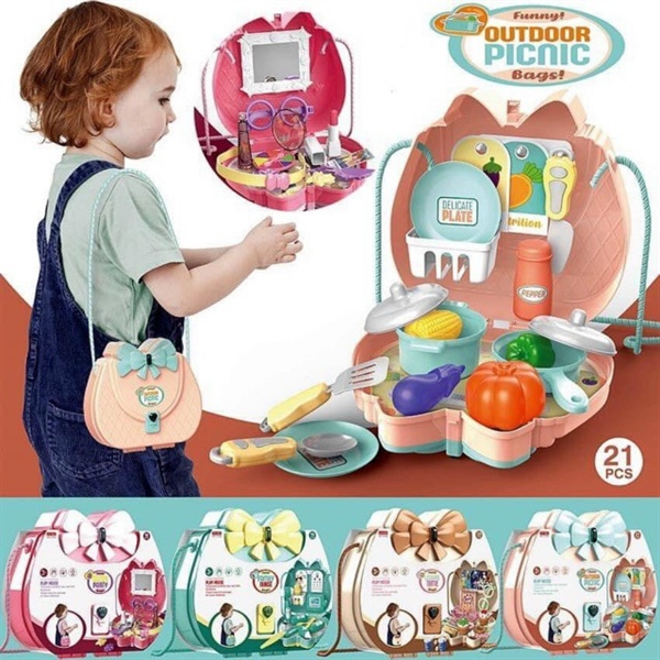 Đồ chơi túi xách hướng nghiệp trang điểm-nấu ăn- bác sĩ-làm bánh