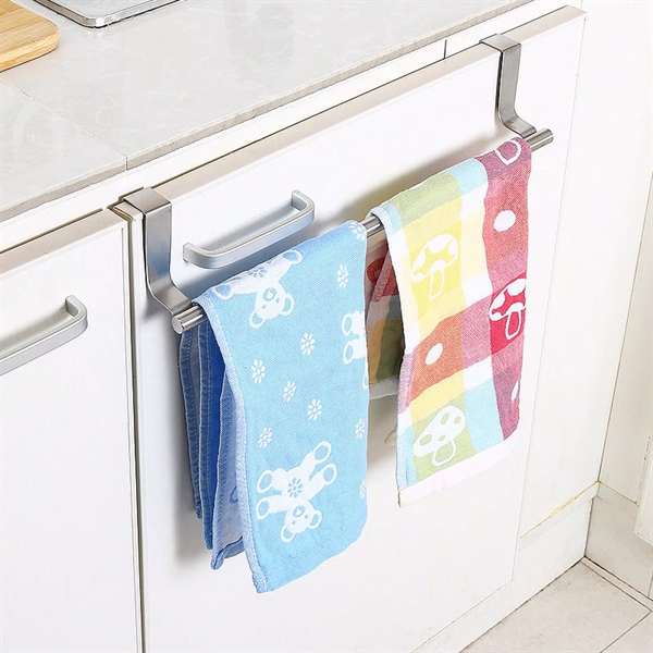 móc treo khăn kẹp cánh cửa đa năng bằng inox