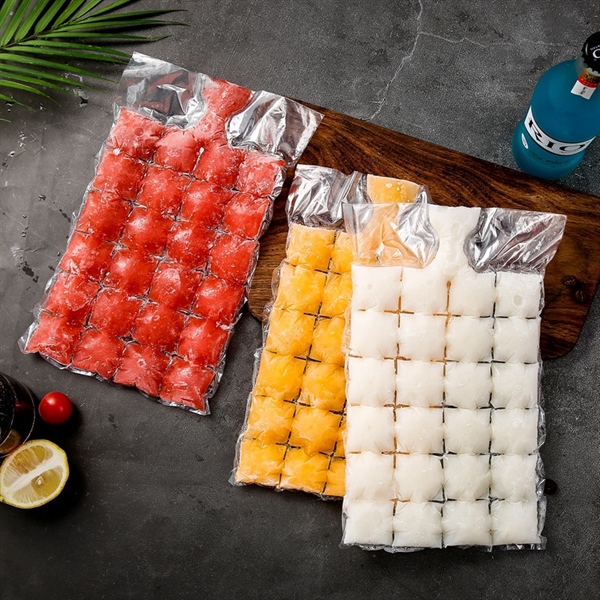 set 2 túi làm đá, làm kem viên tiện lợi