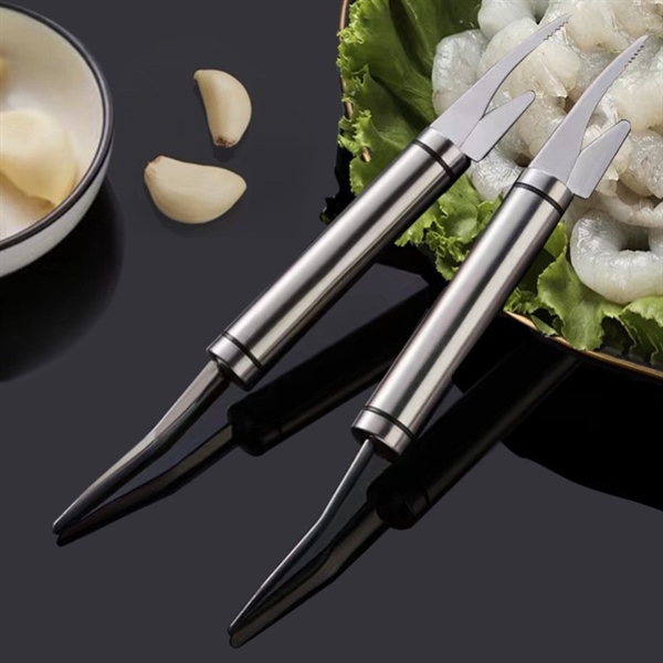 dụng cụ bóc vỏ tôm mẫu mơi