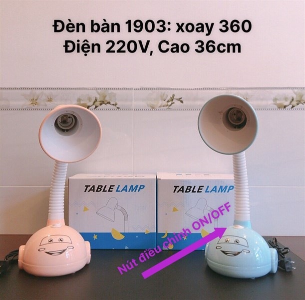 đèn bàn học sinh cao cấp dp 1903 BH 6TH kèm bóng