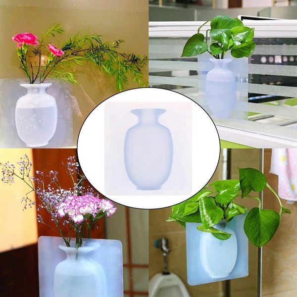 lọ hoa dán tường nghệ thuật