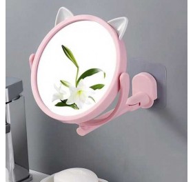 gương hình mèo xoay 360 độ dán tường
