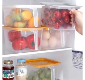 hộp nhựa bảo quản thực phẩm trong tủ lạnh có cán cầm