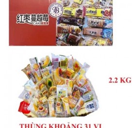 Bánh mix Đài Loan thùng 2kg đủ vị