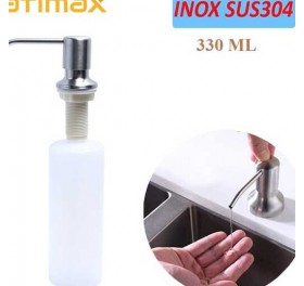 Bình đựng nước rửa chén gắn bồn rửa có vòi inox